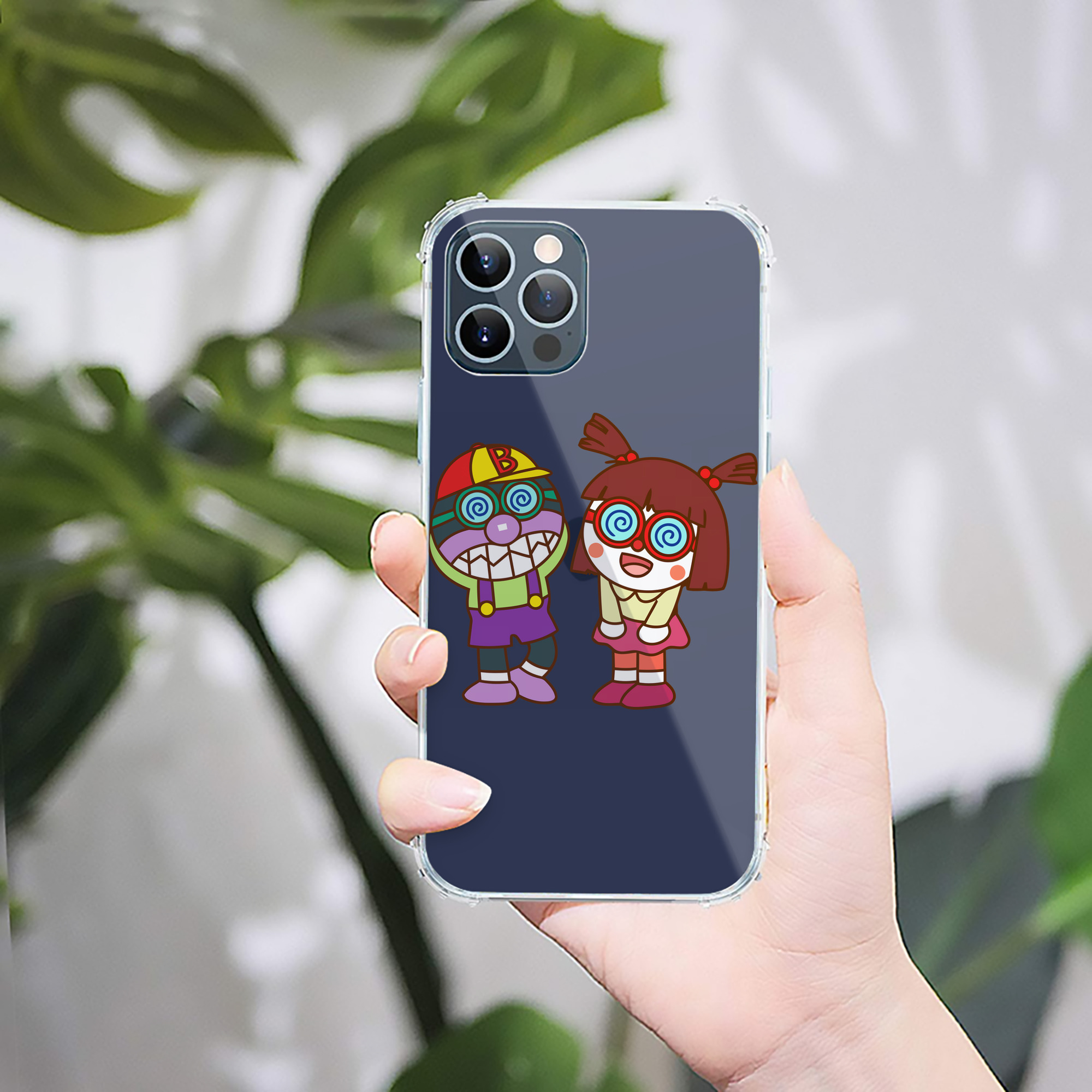 （画像用） アンパンマン Anpanman 【iPhone 12シリーズ対応】透明スマホケース（クリアソフトケース）